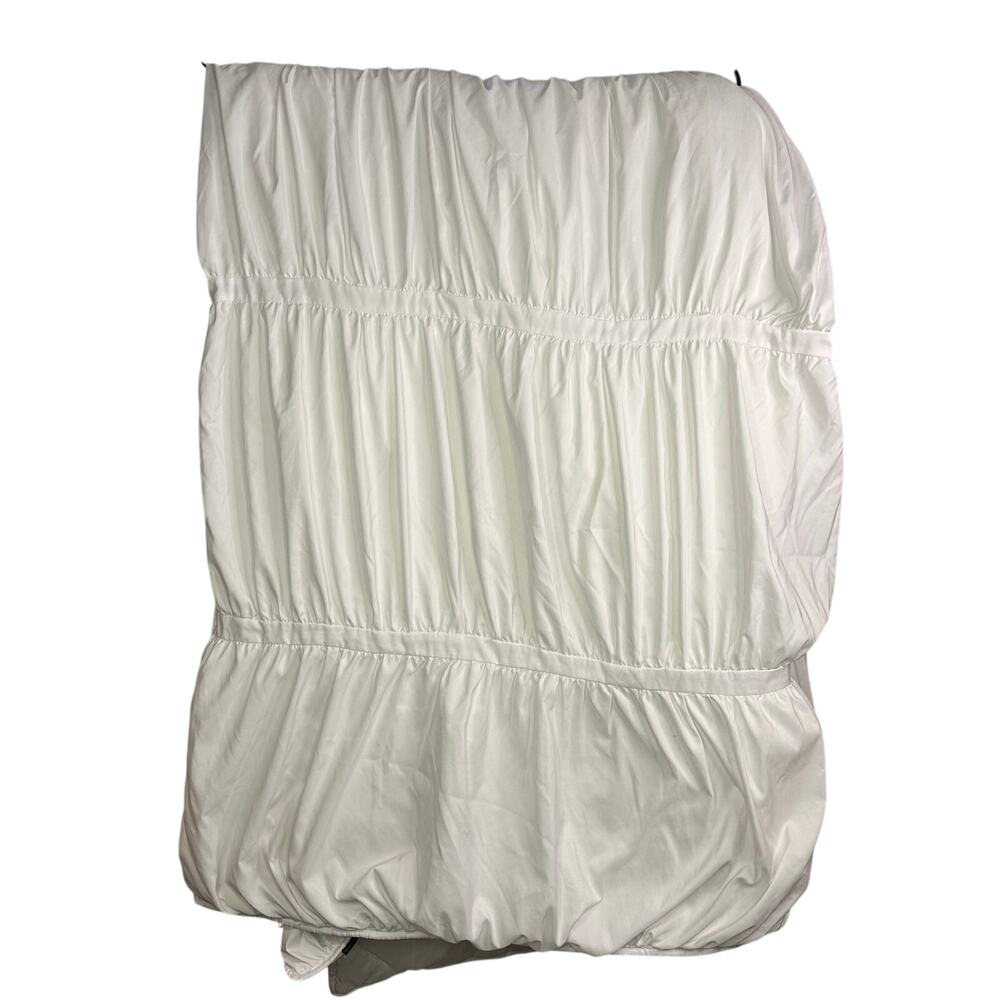 Pottery Barn Teen Dorm Recycled Pucker Up Comforter white Twin/Twin XL - Picture 2 of 3